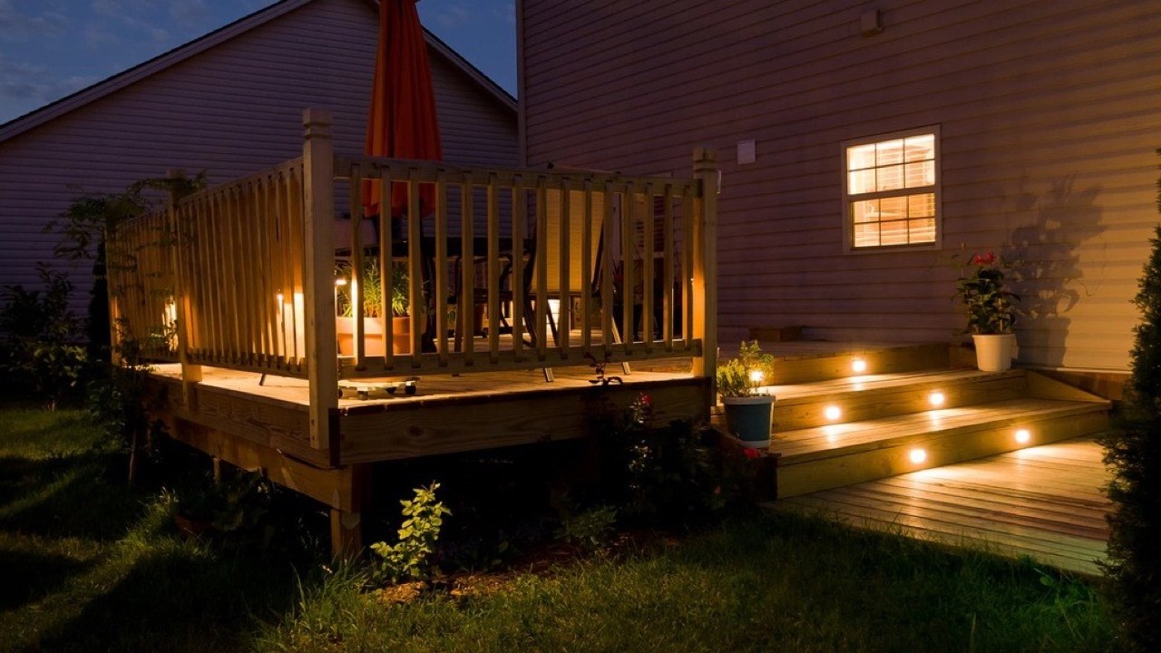 Deck Lighting and Outlet Installation Services